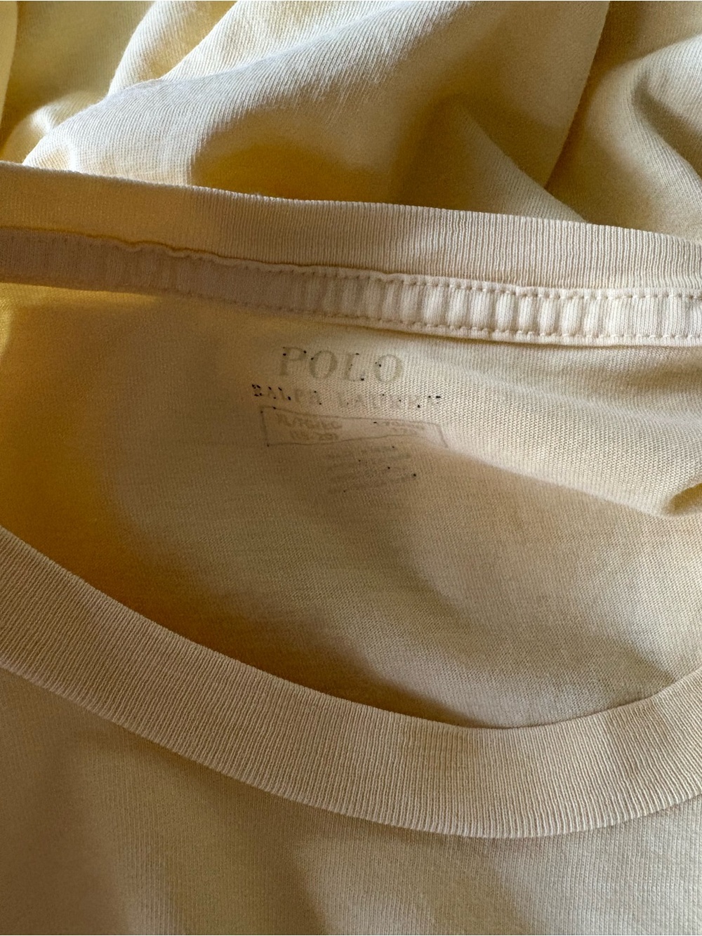 POLO RALPH LAUREN Boys XL 18-20 Yellow Short Sleeve Tshirt - Picture 7 of 11